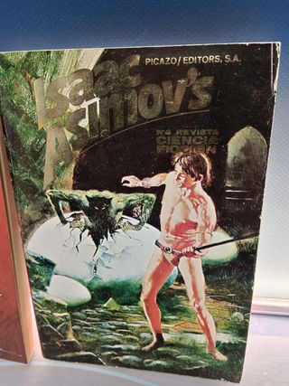 REVISTA CIENCIA FICCIÓN, ISAAC ASIMOV´S- 3 NUMEROS, PICAZO EDITORS ASIMOV , libros