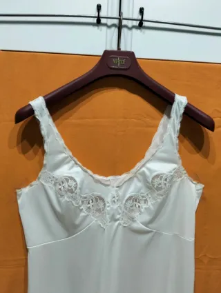 Sottoveste vintage pizzo taglia V/XL