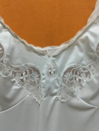 Sottoveste vintage pizzo taglia V/XL