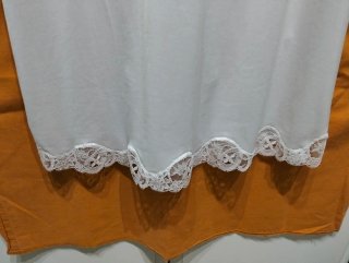 Sottoveste vintage pizzo taglia V/XL