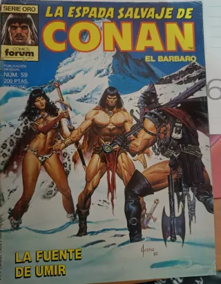 N°6 y 59 de La Espada Salvaje de Conan.