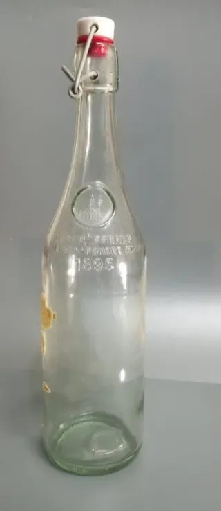 Botella Antigua Cristal Geyer Freres 1895