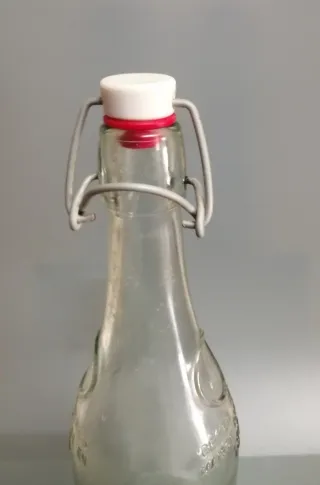 Botella Antigua Cristal Geyer Freres 1895