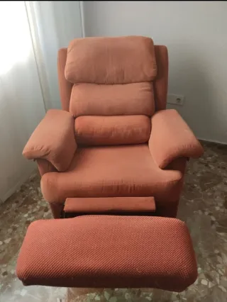 Sofá butaca naranja