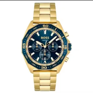 Reloj HUGO BOSS Cuarzo 44mm Negro/Dorado