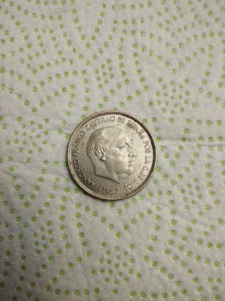 Moneda Francisco Franco 1957