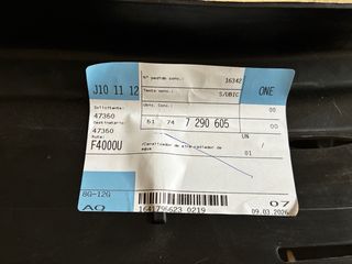 Conducto aire BMW Canalizador 51747290605