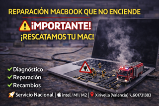 Reparación MacBook Pro que no enciende