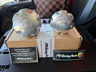 Tapones Abarth Gasolina y Aceite