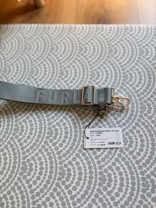 Correa Furla Azul/Gris