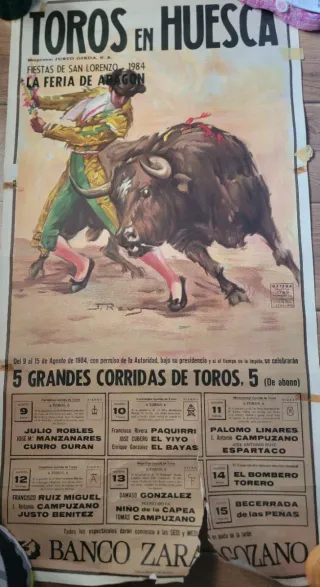 Carteles de Toros Plaza de Toros de Huesca 1988
