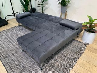 Sofá Cama Gris Tela