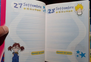 1 Diario scuola vintage manga dottor Slump E Arale