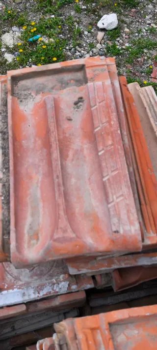 Teja Alicantina Plana Roja - 0,20€/unidad