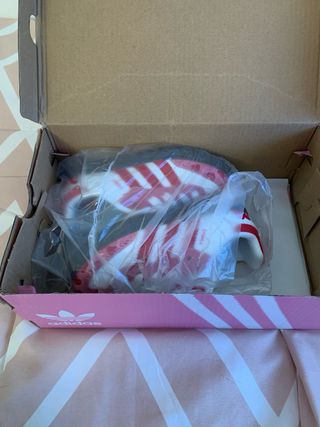 Adidas Samba Corazón Rosa y Rojo numero 27