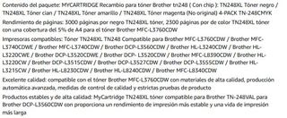 myCartridge TN248XL Toner TN-248 CMYK 4 Pack