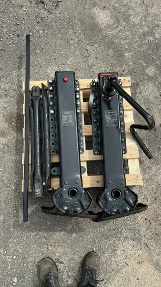 Pastas de apoyo para semirremolque