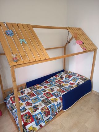 Cama Montessori Infantil Madera
