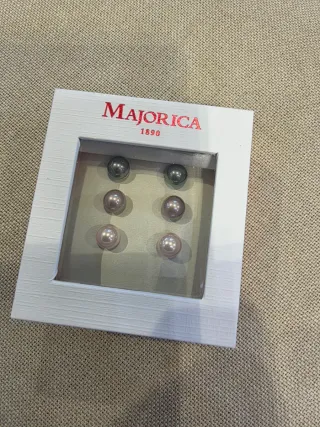 Pendientes Lyra Multicolor Majorica