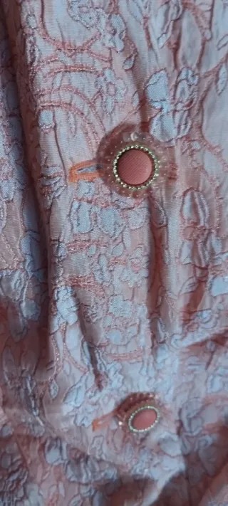 Blazer naranja con textura mujer