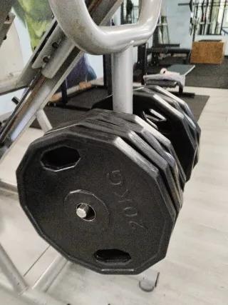 Discos de pesas 50mm para gimnasio
