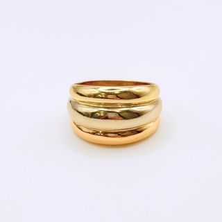 Anillo Oro 18K, Tricolor, 5.84gr, T-17