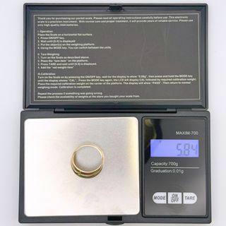 Anillo Oro 18K, Tricolor, 5.84gr, T-17