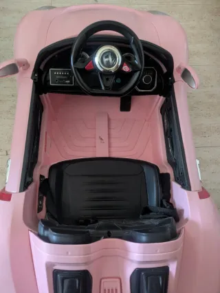 Coche eléctrico infantil rosa