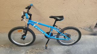 Bicicleta infantil Btwin blu