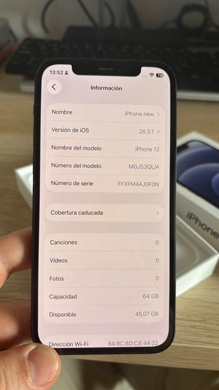 iPhone 12 Negro 64GB