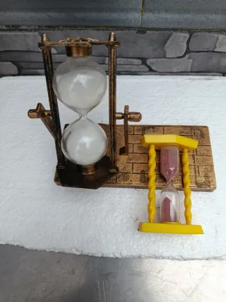 Relojes de Arena Decorativos Dorados y Amarillos