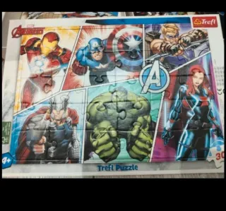 Pack 4 Puzzles Marvel Avengers