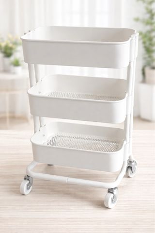 Carrito Blanco Ikea 28x38x61