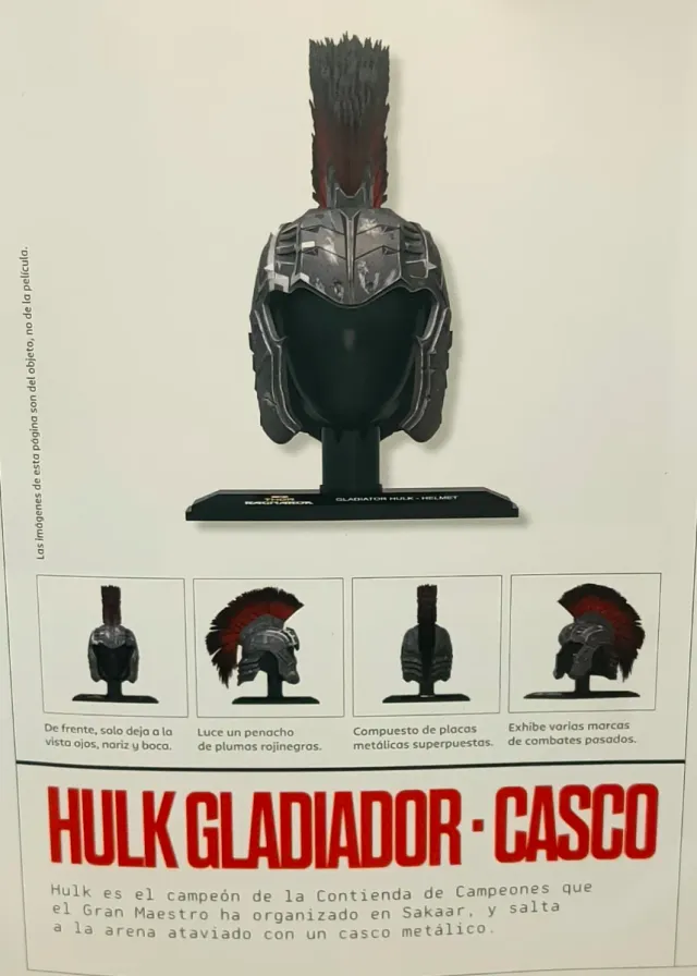 Marvel Movie Museum #80 Hulk Gladiador Casco