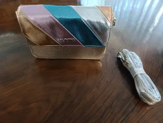 Bolso Valentini Multicolor y Plateado