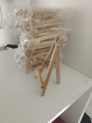 Cavalletti in legno per matrimoni e cerimonie