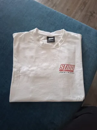 Camiseta STUND blanca chico