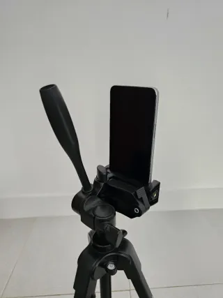 Trípode Cámara y Móvil Negro