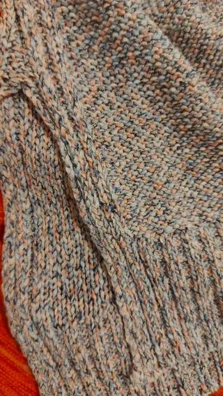 Jersey Sfera cuello barco rosa/gris Talla S