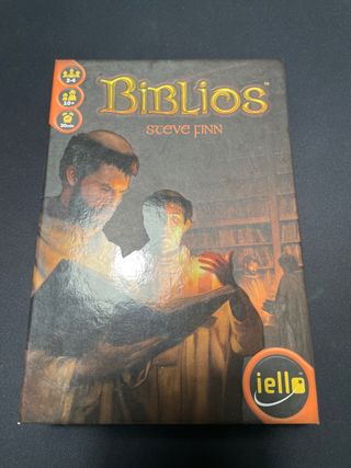 Juego de mesa Biblios de Steve Finn