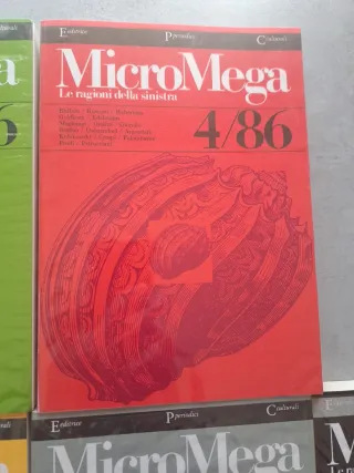 Lotto 10 Riviste MicroMega (1986-1988)