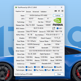 Zotac RTX 4060 Spider-Man Edition 8GB