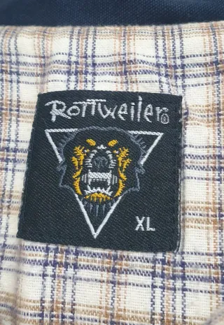 Chaqueta Rottweiler Beige y Azul Talla XL