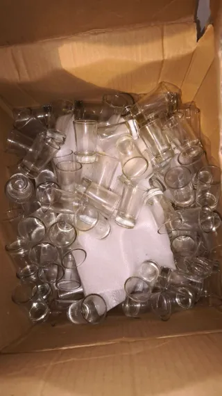 Vasos de chupito de cristal