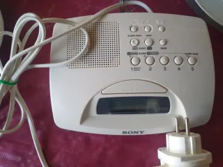 Radio Despertador Sony Dream Machine Beige