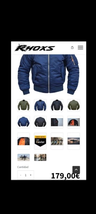 Chaqueta moto Bomber con protecciones