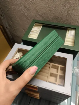 Portagioie da viaggio verde