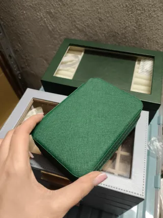 Portagioie da viaggio verde