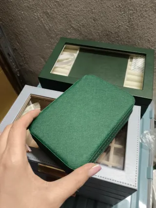 Portagioie da viaggio verde