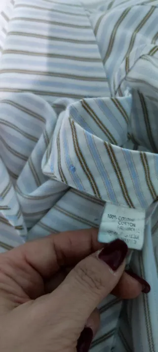 Camicia uomo righe taglia L